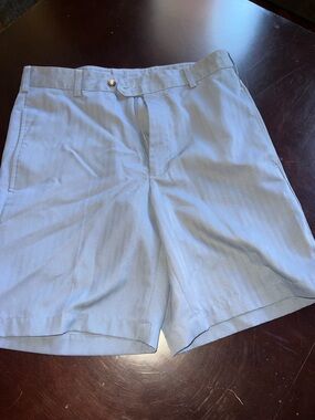 MEN’S SIZE 33 DONALD ROSS BLUE KHAKI SHORTS